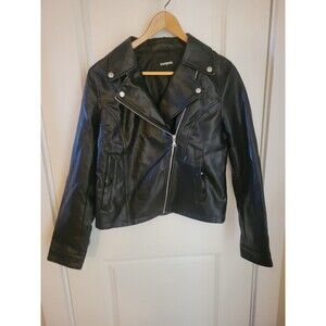 Express Soft Faux Leather Jacket size medium